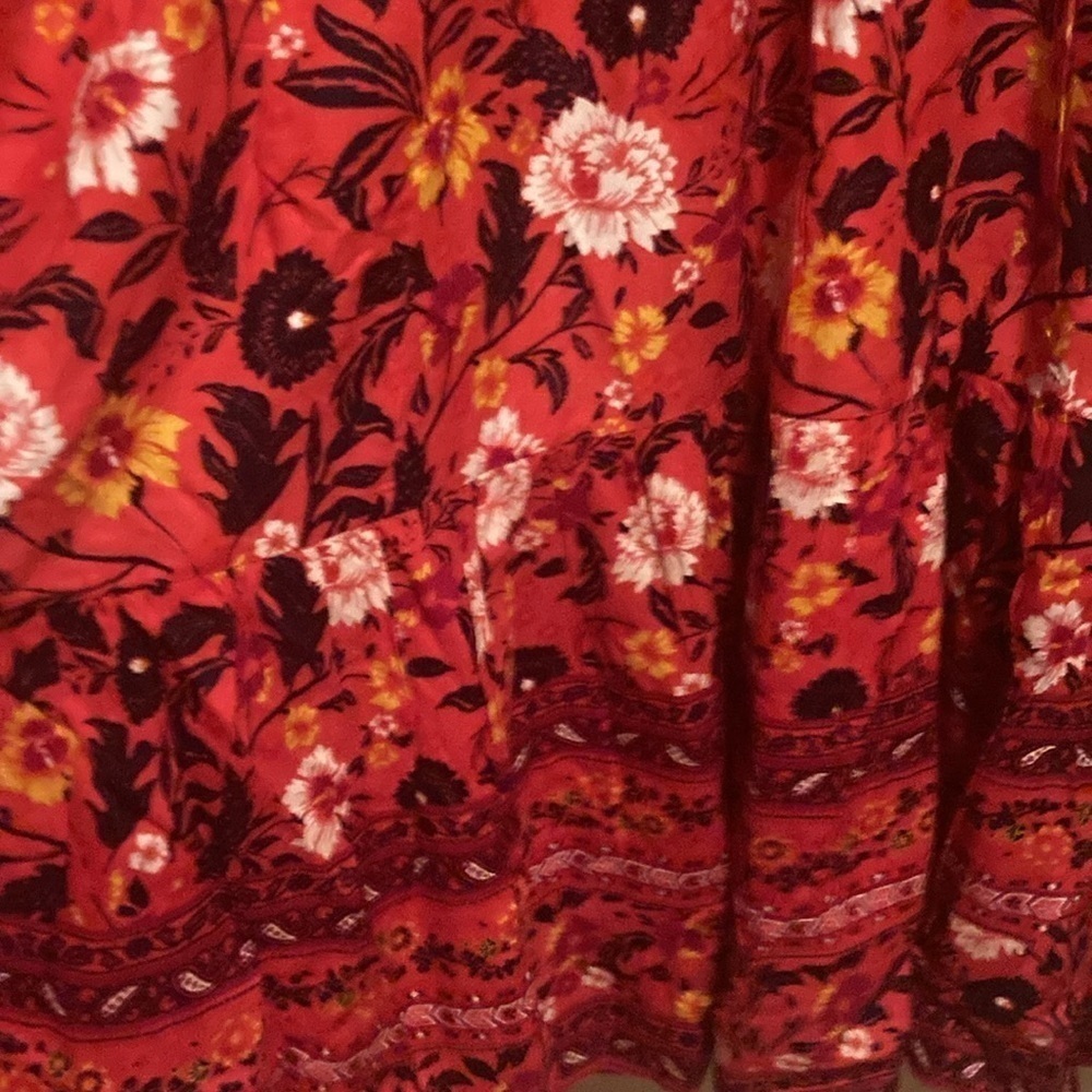 Loralette‎ Red Floral Dress - Picture 2 of 11